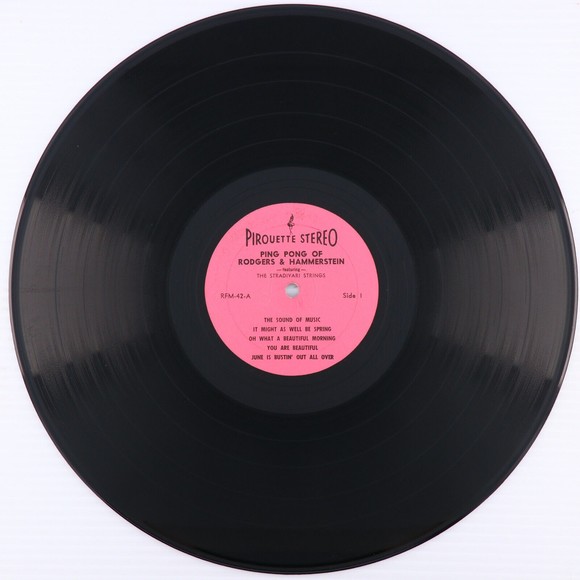 Ping Pong Percussion Of Rodgers & Hammerstein Stradivari Strings 1969 LP Record - Picture 9 of 16
